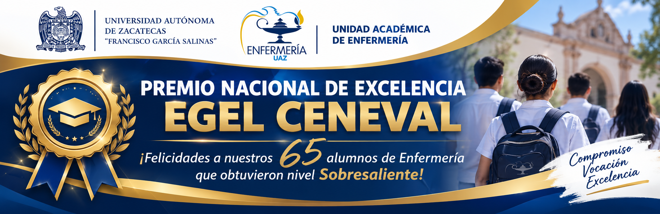 Felicidades a nuestros alumnos que lograron el Premio Nacional de Excelencia EGEL